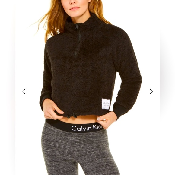 Calvin Klein Performance Women’s Quarter Zip Pullover - Picture 3 of 4